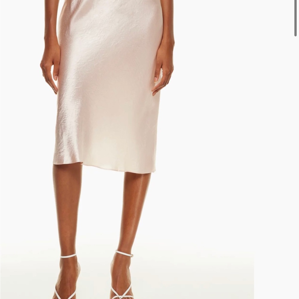 Aritzia Babaton midi slip skirt